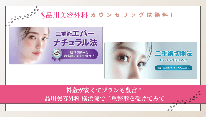 品川美容外科横浜二重整形まとめ