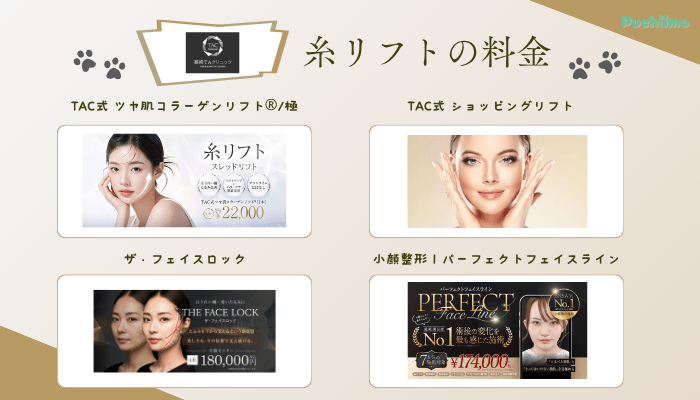 高崎TAクリニックの糸リフト料金
