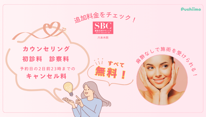 SBC六本木フォトRF追加料金