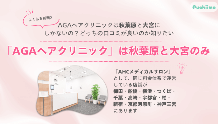 AGAヘアクリニック秋葉原FAGAよくある質問2