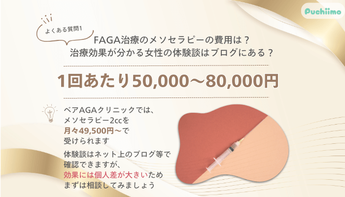 ベアAGAクリニックFAGAよくある質問1