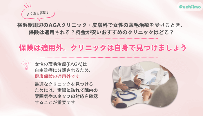 横浜AHCメディカルサロンFAGAよくある質問3