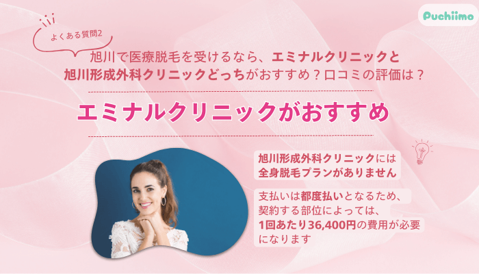 エミナルクリニック旭川医療脱毛よくある質問2
