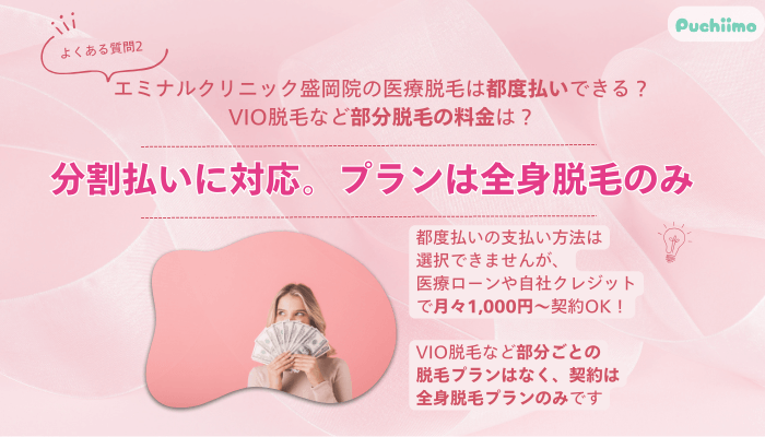 エミナルクリニック盛岡医療脱毛よくある質問2