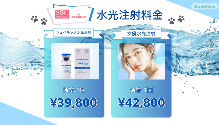 SBC水光注射料金