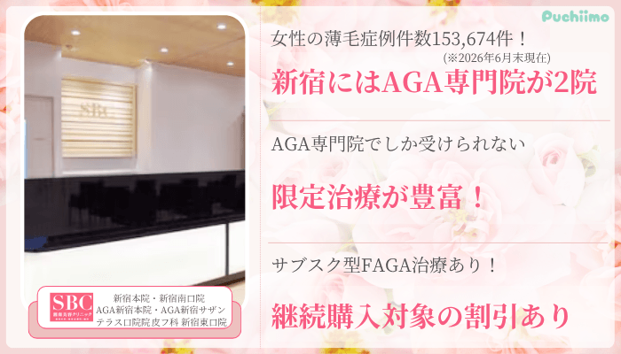 湘南美容クリニックSBCFAGA新宿