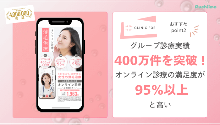 クリニックフォアFAGAおすすめポイント2