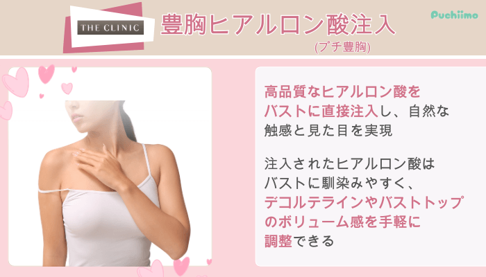 ザクリニック豊胸ヒアルロン酸注入プチ豊胸