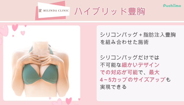 ベリンダクリニックハイブリッド豊胸