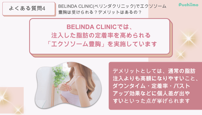 ベリンダクリニック豊胸よくある質問4