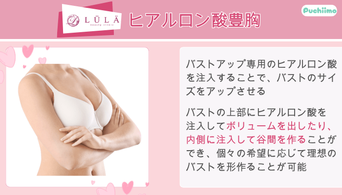 ルラ美容クリニックヒアルロン酸豊胸