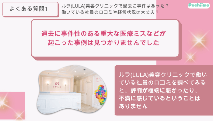 ルラ美容クリニック豊胸よくある質問1