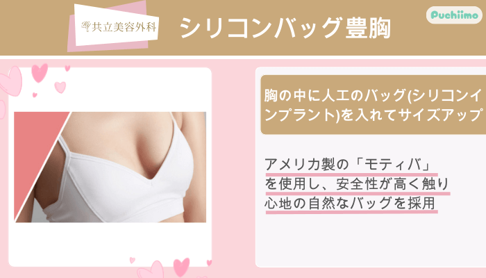 共立美容外科シリコンバッグ豊胸