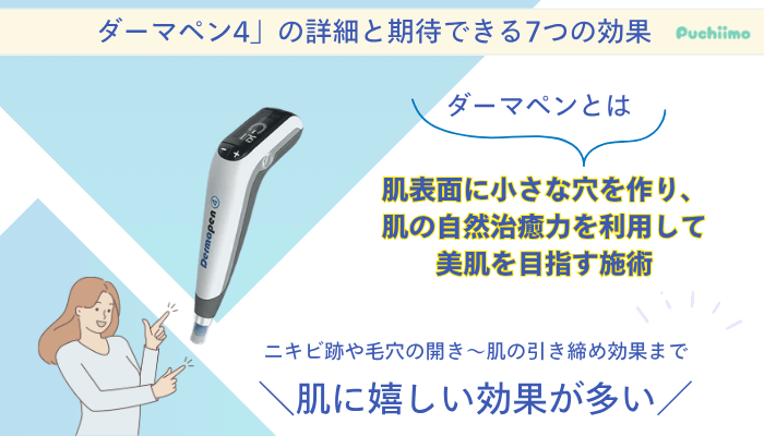 TCBダーマペンの詳細と期待できる7つの効果