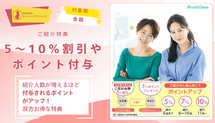 フェミークリニックダーマペンご紹介特典