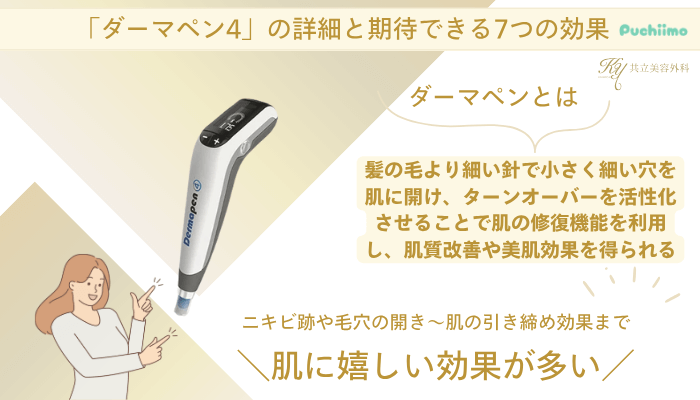 共立美容外科ダーマペンの詳細と期待できる7つの効果