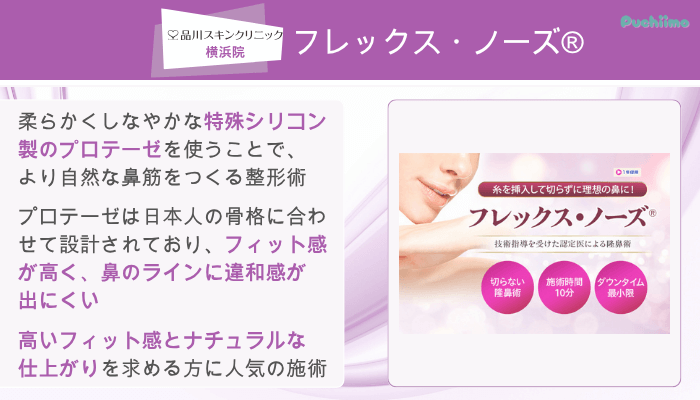 品川スキンクリニック横浜鼻整形フレックス・ノーズ®