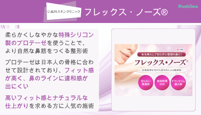 品川スキンクリニック鼻整形フレックス・ノーズ®