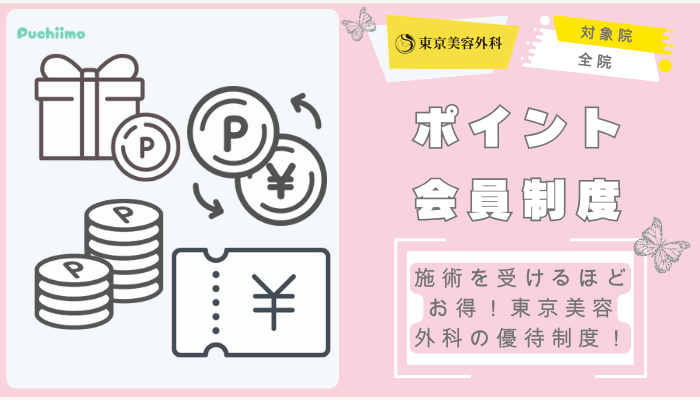東京美容外科鼻整形ポイント会員制度