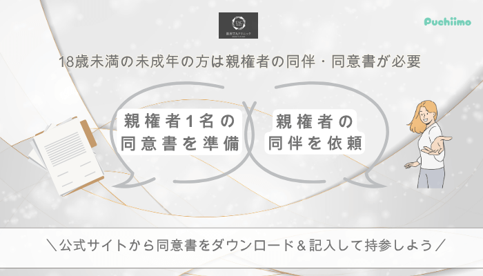 銀座TAクリニック鼻整形未成年の方