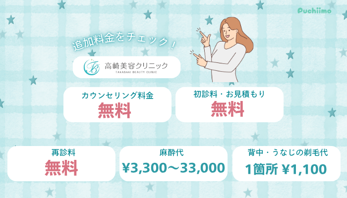 高崎美容クリニック追加料金