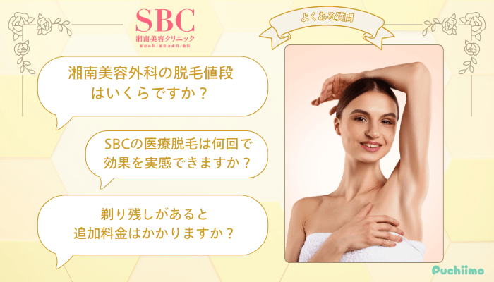 SBC医療脱毛よくある質問