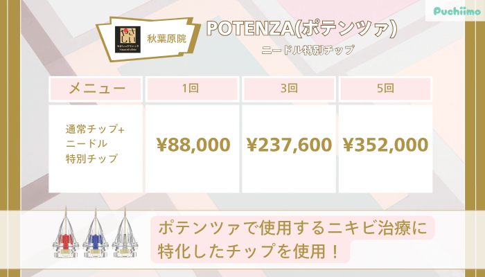 やさしい美容皮膚科・皮フ科-秋葉原院POTENZAポテンツァニードル特別チップ