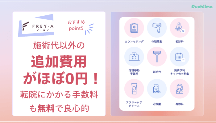 フレイアクリニック医療脱毛おすすめポイント5