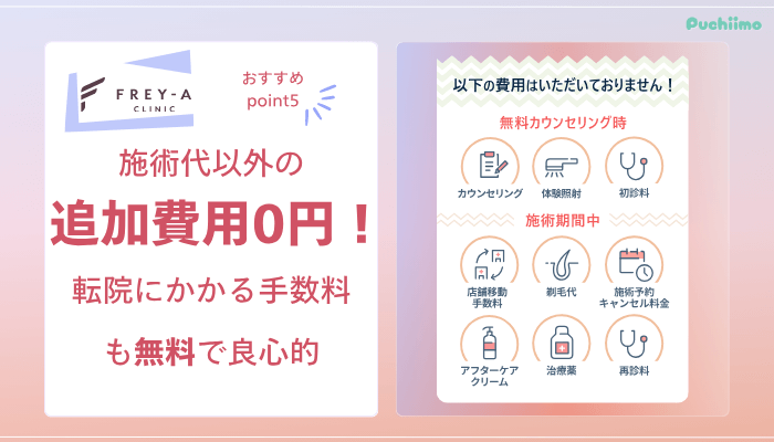 フレイアクリニック医療脱毛おすすめポイント5