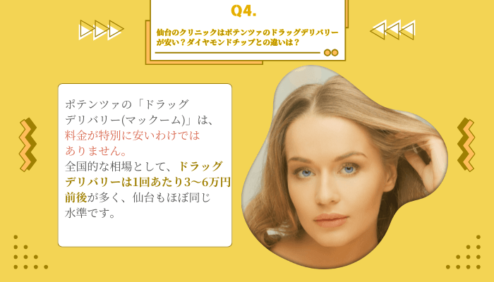 ポテンツァでよくある質問4仙台