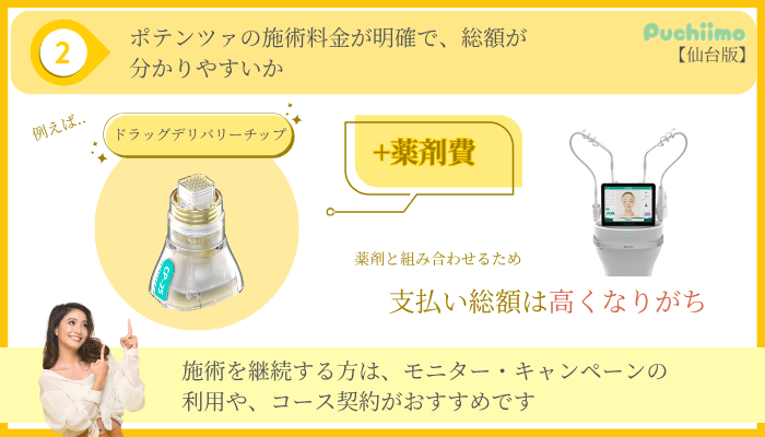 ポテンツァ選び方ポイント2仙台