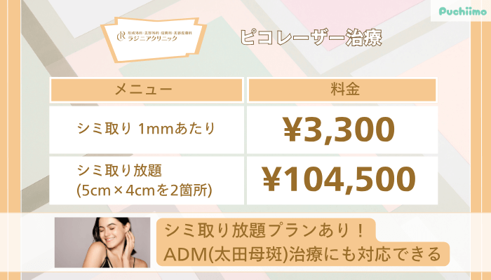 ラジニアクリニックピコレーザー治療