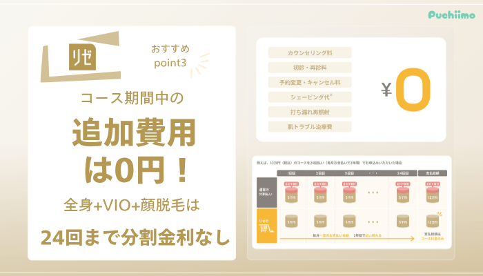 リゼクリニック医療脱毛おすすめポイント3