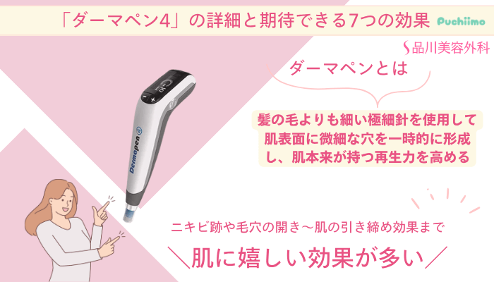 品川美容外科ダーマペンの詳細と期待できる7つの効果