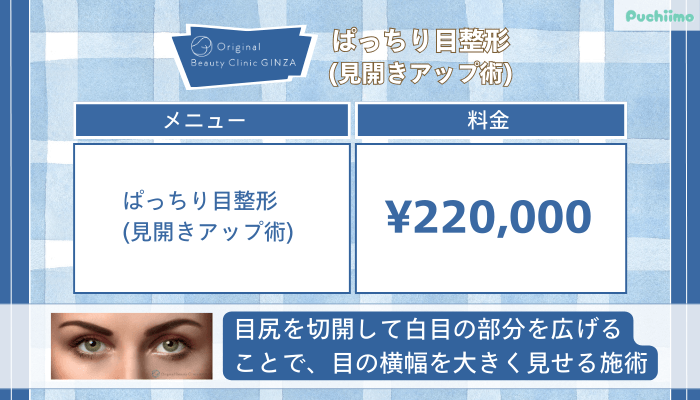 Original-Beauty-Clinic-GINZAぱっちり目整形見開きアップ術