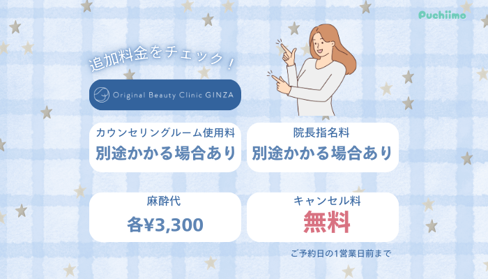 Original-Beauty-Clinic-GINZA追加料金