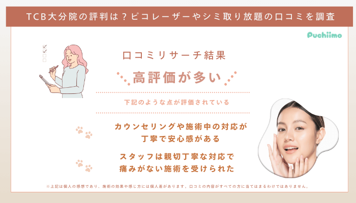 TCB大分ピコレーザーの口コミ評判