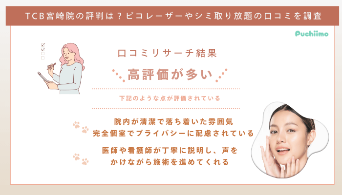 TCB宮崎ピコレーザーの口コミ評判