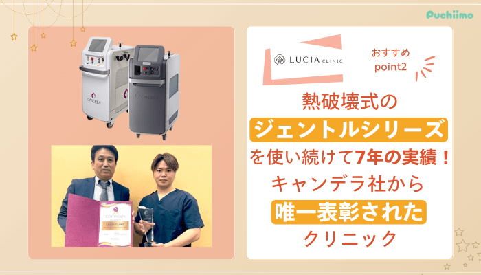 ルシアクリニック医療脱毛おすすめポイント2
