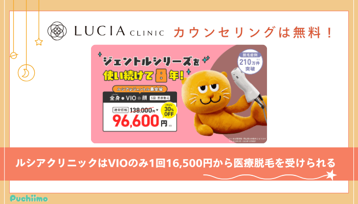 ルシアクリニック医療脱毛まとめ