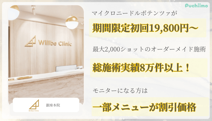 ウィルビークリニック銀座ポテンツァ比較