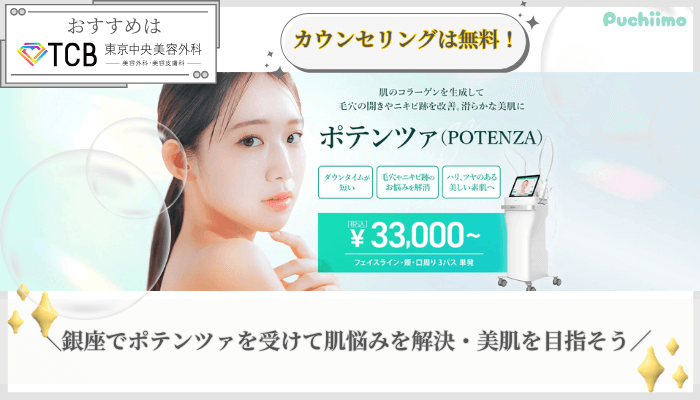 ポテンツァ比較銀座まとめ