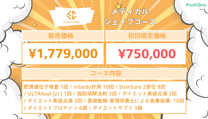 リエートクリニックメディカルシェイプコース