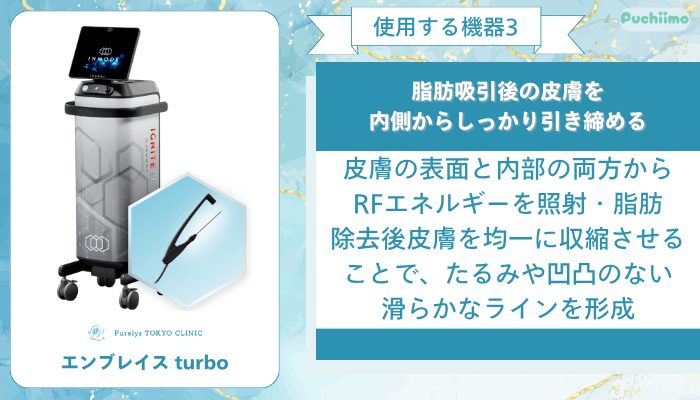 Purelys-TOKYO-clinicボディ脂肪吸引使用する機器3
