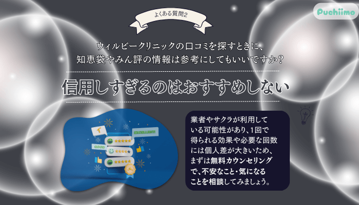 ウィルビークリニックメンズ医療脱毛よくある質問2