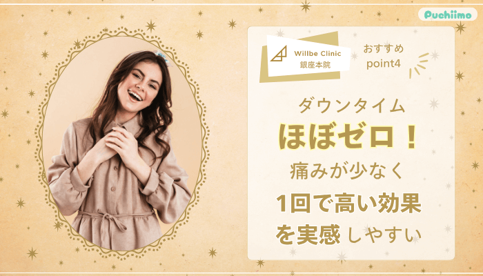 ウィルビークリニック銀座ポテンツァおすすめポイント4