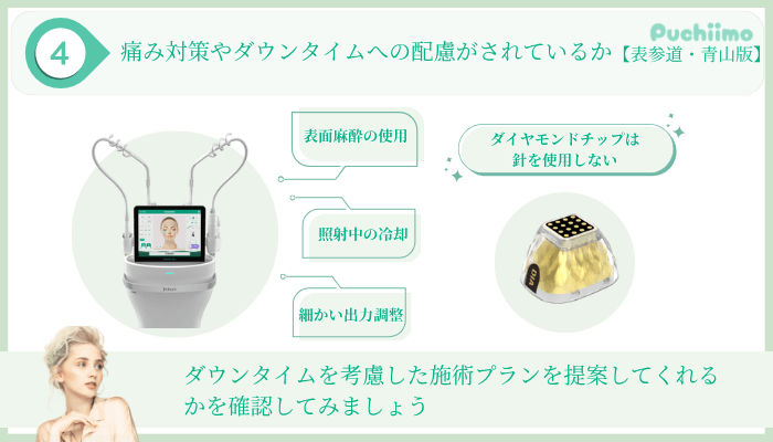 ポテンツァ選び方ポイント4表参道・青山