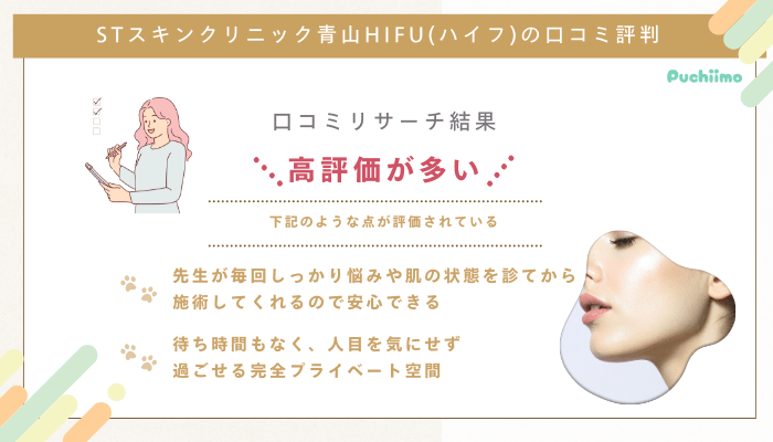 STスキンクリニック青山ハイフ口コミ評判