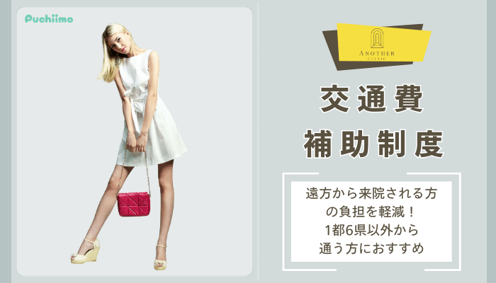 アナザークリニック銀座たれ目形成交通費補助制度