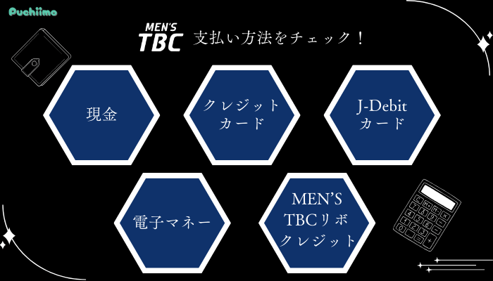 メンズTBC脱毛支払い方法